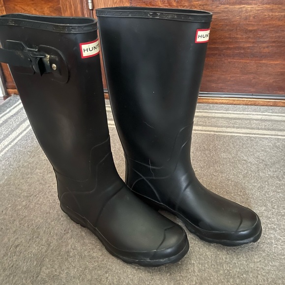HUNTER Rain boots, size 9 - Picture 3 of 4